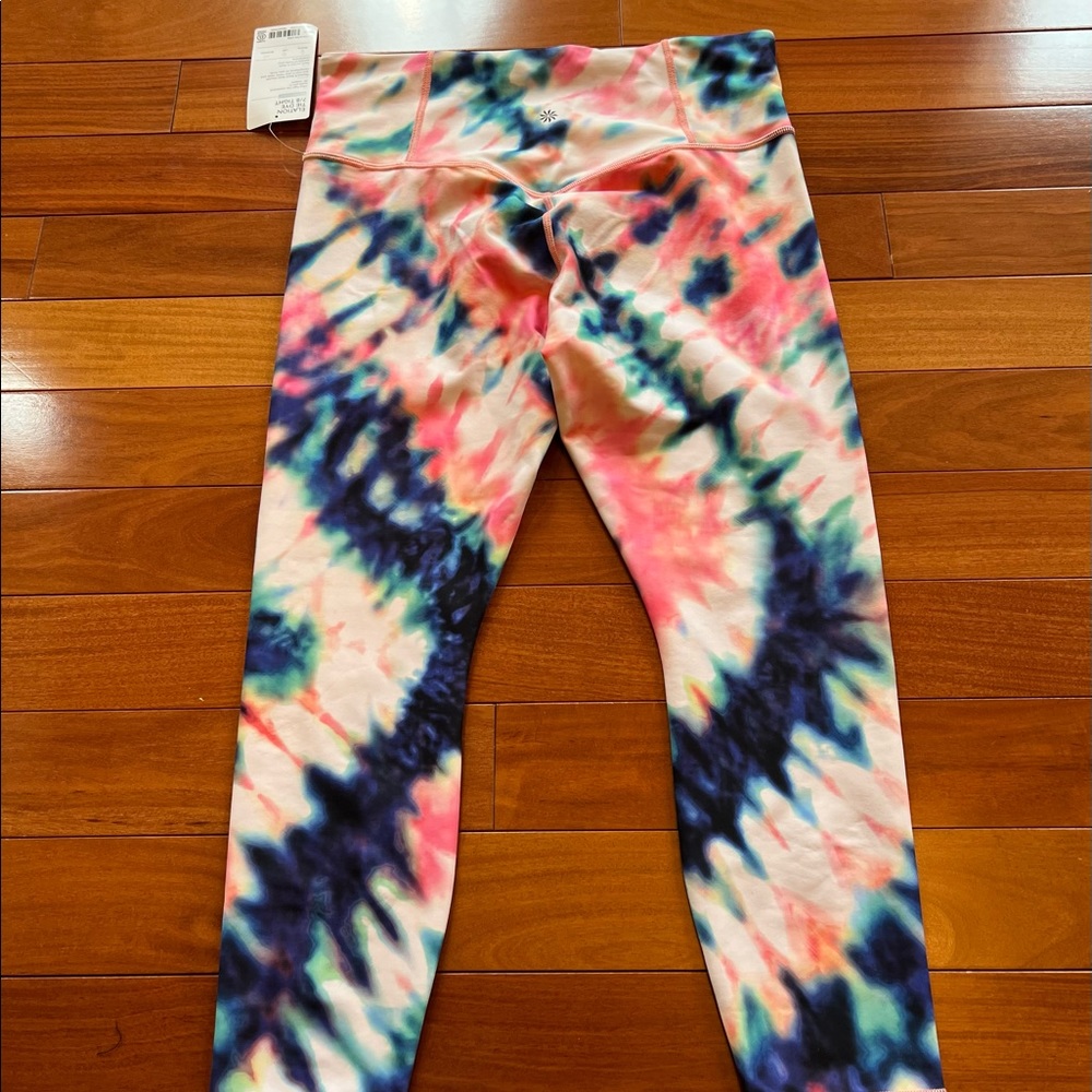 NWT Athleta Elation 7/8 Tie Dye Leggings - Picture 3 of 4